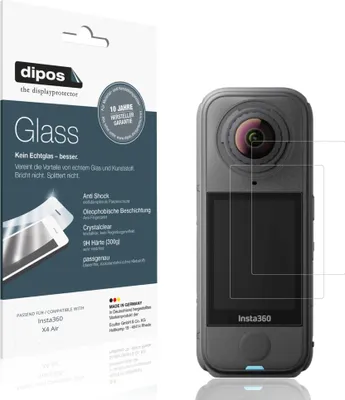 Zdjęcie produktu dla 2x dipos GlassCC Insta360 X4 Air