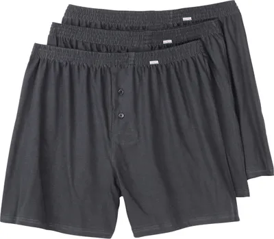 Produktbild von Adamo 3er-Pack Boxershorts anthrazit Übergröße