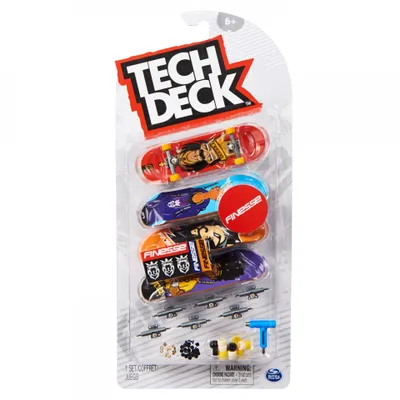 Obrázek produktu pro Sada TECH DECK 4 kusy fingerboardů Finesse 9,6 cm