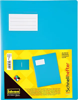 Obrázok produktu pre Idena 307855 - Zakladač na voľné listy A4, extra široký, tyrkysový