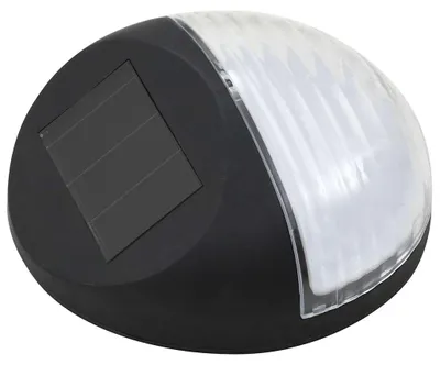 Productafbeelding van vidaXL Buitenverlichting, zonnepanelen, LED, 12 stuks, rond, zwart