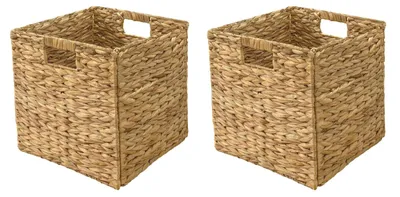Obrázek produktu pro Kallax – úložné boxy z vodní hyacintu – skládací úložné boxy pro police