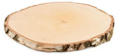 Produktbild von Grosse Baumscheiben 1 Stk. Dekoholz Holzscheiben Holzplatten 25 cm