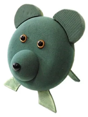 Produktbild von OASIS Steckschaum BIOLINE Teddy-Bär Gesicht 30cm Steckmasse Steckschwamm