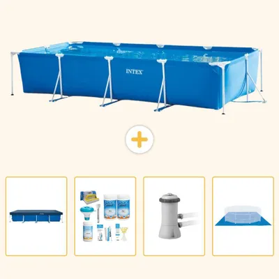Produktbild von Rechteckiger Frame Pool - 450x220x84 cm - 5-teilig SCB1