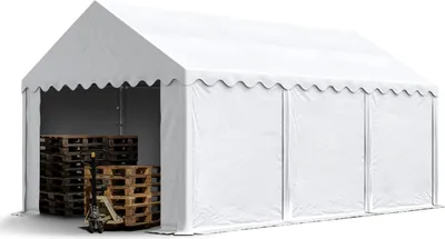 Immagine prodotto di TOOLPORT Tendone deposito 3x6 m PVC 700 N tenda capannone impermeabile bianco