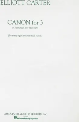 Zdjęcie produktu dla Canon for 3 in Memoriam of Igor Stravinsky
