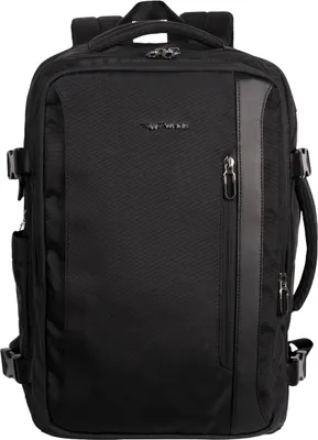 Produktbild von WINGS Damen Multifunktionaler Rucksack SKYLARK erweiterbar schwarz