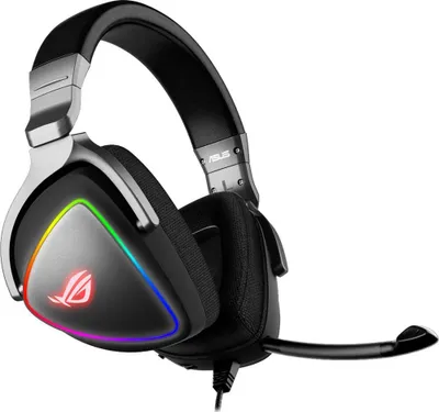 Obrázek produktu pro ASUS ROG Delta, Kabel, Hraní, 20 - 40000 Hz, 387 g, Sluchátka s mikrofonem, Černá