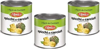 Produktbild von 3x D'Amico Carciofi a Spicchi Artischocken in Keilen 2500g Dose