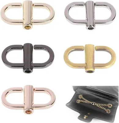 Produktbild von Famanu Verstellbare Metallgleitschließen für Taschenriemen - 5 Stück