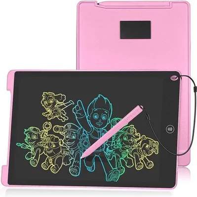 Productafbeelding van Kleurrijk 12 inch LCD Schrijfbord voor Kinderen - Teken- en Notitiescherm