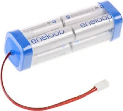 Produktbild von eneloop Akkupack 9,6V / 2000mAh - F2x2x2 passend für Futaba Sender Zelle eneloop AA