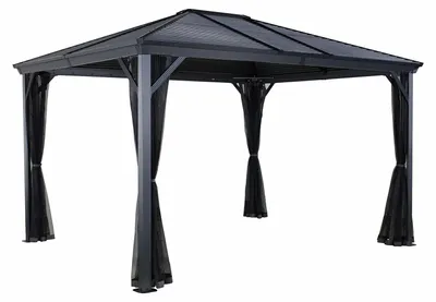 Produktbild von Sojag Ventura 1014 Metall Pavillon mit festem Dach 3x4 m