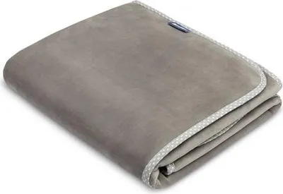 Produktbild von SENSILLO - Warme Kuscheldecke Baby geborenen 80x100cm - Glatt Grau