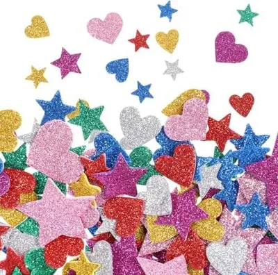 Produktbild von Herz-Aufkleber (480Stück) - DIY-Deko, für Valentinstag & Hochzeit