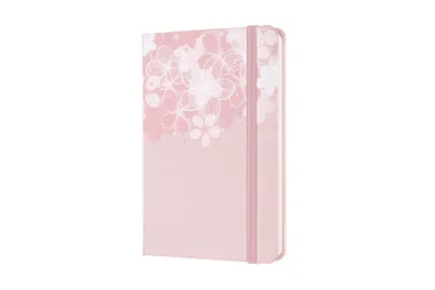 Produktbild von Notizbuch Sakura Pocket A6 liniert Hardcover 120 Blatt Rosa
