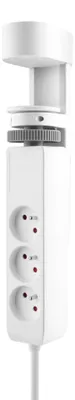 Produktbild von Solight 3-fach Steckdosenleiste mit USB-A und USB-C-Anschluss, 2 m, weiß, USB-Schnellladegerät 20 W PD PP105C-PD20