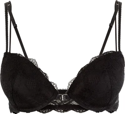 Produktbild von LASCANA Push-up-BH , BH mit Bügel, Spitzen-BH schwarz Größe 75 Cup B