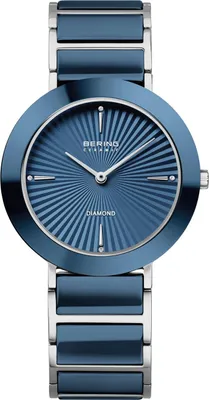 Produktbild von Bering 11435-707 Damenuhr Diamant Keramik 35mm 3ATM