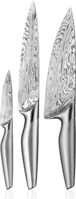 Immagine prodotto di WMF Chef`s Edition Damasteel® Messer-Set, 3-teilig 3201111537 4000530730343