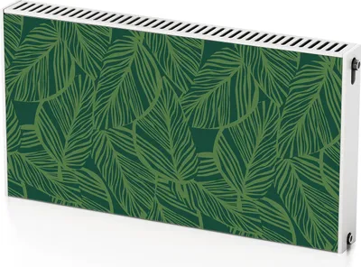 Produktbild von Tropischer Dschungel – Magnetische Heizkörperabdeckung – 110x60 cm – Magnet Heizkörperabdeckung – 3D Würfel – Heizkörperverkleidung – Magnetische Wandverkleidung – Wetterfest