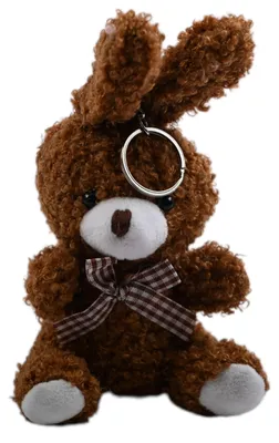 Produktbild von Plüsch-Schlüsselanhänger Bär Hase Kuscheltier Anhänger für Rucksack Tasche Geschenk
