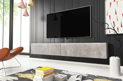 Produktbild von Lowboard "D" TV-Unterschrank 180cm grifflos Farbe wählbar