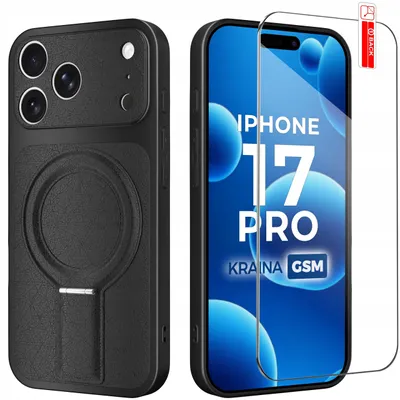 Produktbild von Hülle für das iPhone 17 Pro mit Magnetring für MagSafe + 9H-Glas