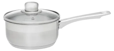 Obrázek produktu pro Ocelový hrnec se skleněným víkem, objem 1,5 l