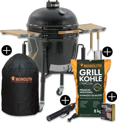 Produktbild von Monolith Starterset ONE.66 Keramikgrill mit Gestell inkl. Zubehör-Starterpaket 201000.66-START