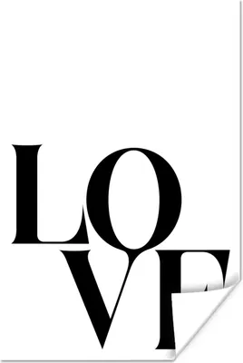 Produktbild von MuchoWow® Poster Text - Liebe - Zitate 20x30 cm - Papierdruck