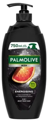 Zdjęcie produktu dla Palmolive Men Energising Pobudzajacy żel pod prysznic dla mężczyzn 3w1 750 ml