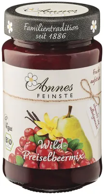 Zdjęcie produktu dla Pasta owocowa - mieszanka dzikiej żurawiny z gruszką i wanilią 250 g