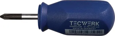 Produktbild von Tecwerk Schraubendreher 1-Komponentengriff Rundklinge  - 1 Stk.