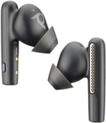 Zdjęcie produktu dla HP Poly Słuchawki douszne Poly Voyager Free 60+ UC M w kolorze głębokiej czerni + adapter USB-A BT700 + etui z ładowarką i ekranem dotykowym, Bezprzewodowy, Połączenia/muzyka, Zestaw słuchawkowy, Czarny