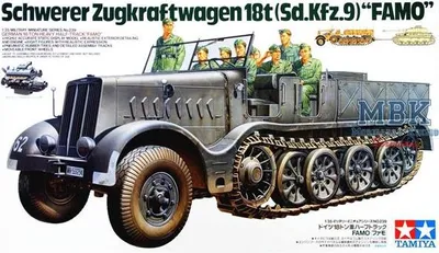 Immagine prodotto di Tamiya 1:35 WWII SdKfz.9 Famo 18to Halbkette(8)