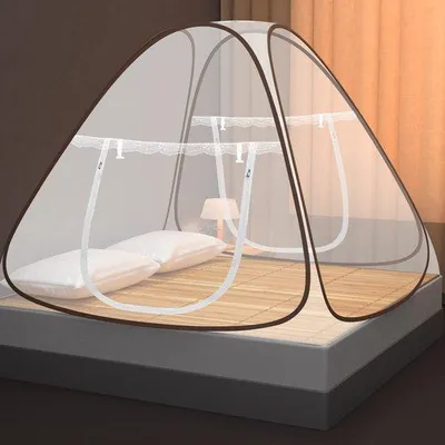 Obrázok produktu pre Cestovná sieť proti komárom 150 x 200 x 150 cm, skladateľná, prenosná, s dvojitými dverami a cestovnou taškou