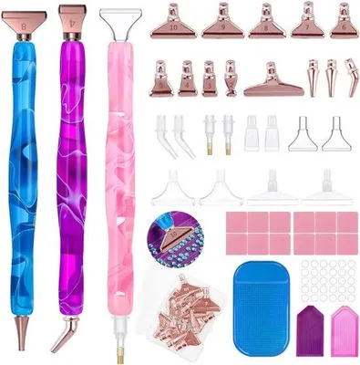 Produktbild von 45teiliger Diamantmalstifte Kit 5D DIY Bastelset