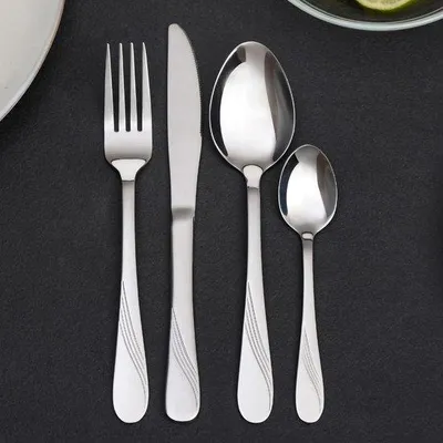 Produktbild von Famanu Besteckset 24-teilig für 6 Personen - Edelstahl, , spülmaschinenfest