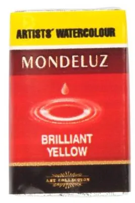 Produktbild von Aquarellfarbe- " Mondeluz " - Brillant Yellow / 214 -    8g / Blister