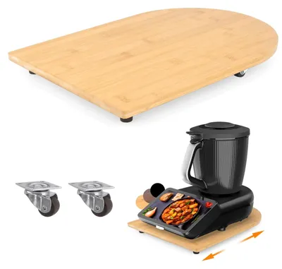 Produktbild von Schiebebrett für Thermomix TM7 aus Naturholz