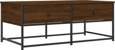 Produktbild von vidaXL Couchtisch Braun Eichen-Optik 100x51x40 cm Holzwerkstoff