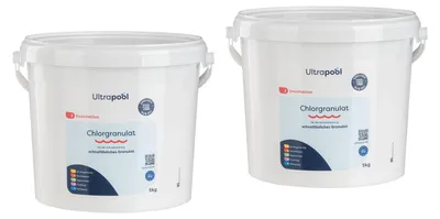 Produktbild von Ultrapool Chlorgranulat Pool Chlor für Schnellchlorung / Stoßchlorung 1 kg / 5 kg / 10 kg (2 x 5 kg)