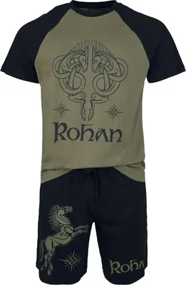 Produktbild von Der Herr der Ringe Schlafanzug Herren Rohan multicolor M