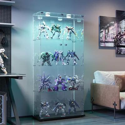 Image de Vitrine en verre avec éclairage LED