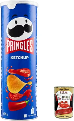Produktbild von 6x Perfect Flavour Ketchup Patatine 160g Kartoffel chips crisps + Italian Gourmet polpa 400g