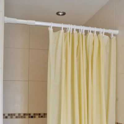 Produktbild von Duschvorhangstange Duschstange stufenlos ausziehbar 70-120cm
