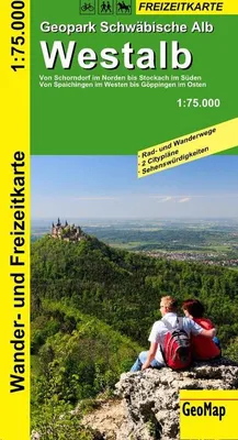 Produktbild von Geopark Schwäbische Alb 1 : 75 000 Wanderkarte
