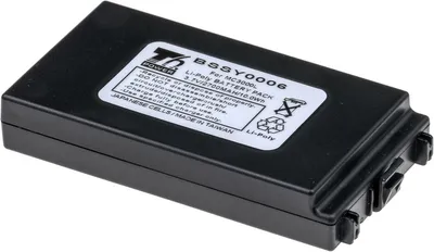 Zdjęcie produktu dla T6 Power bateria do skanera kodów kreskowych Symbol, numer części 55-060117-05, Li-Poly, 3,7 V, 2700 mAh (10 Wh), czarny